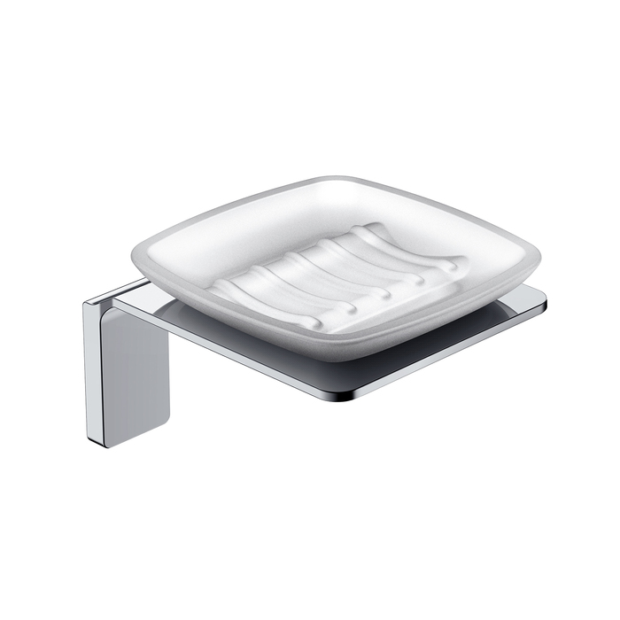 Мыльница матовое стекло сплав металлов хром IDDIS Slide  SLISCG0i42 - 0