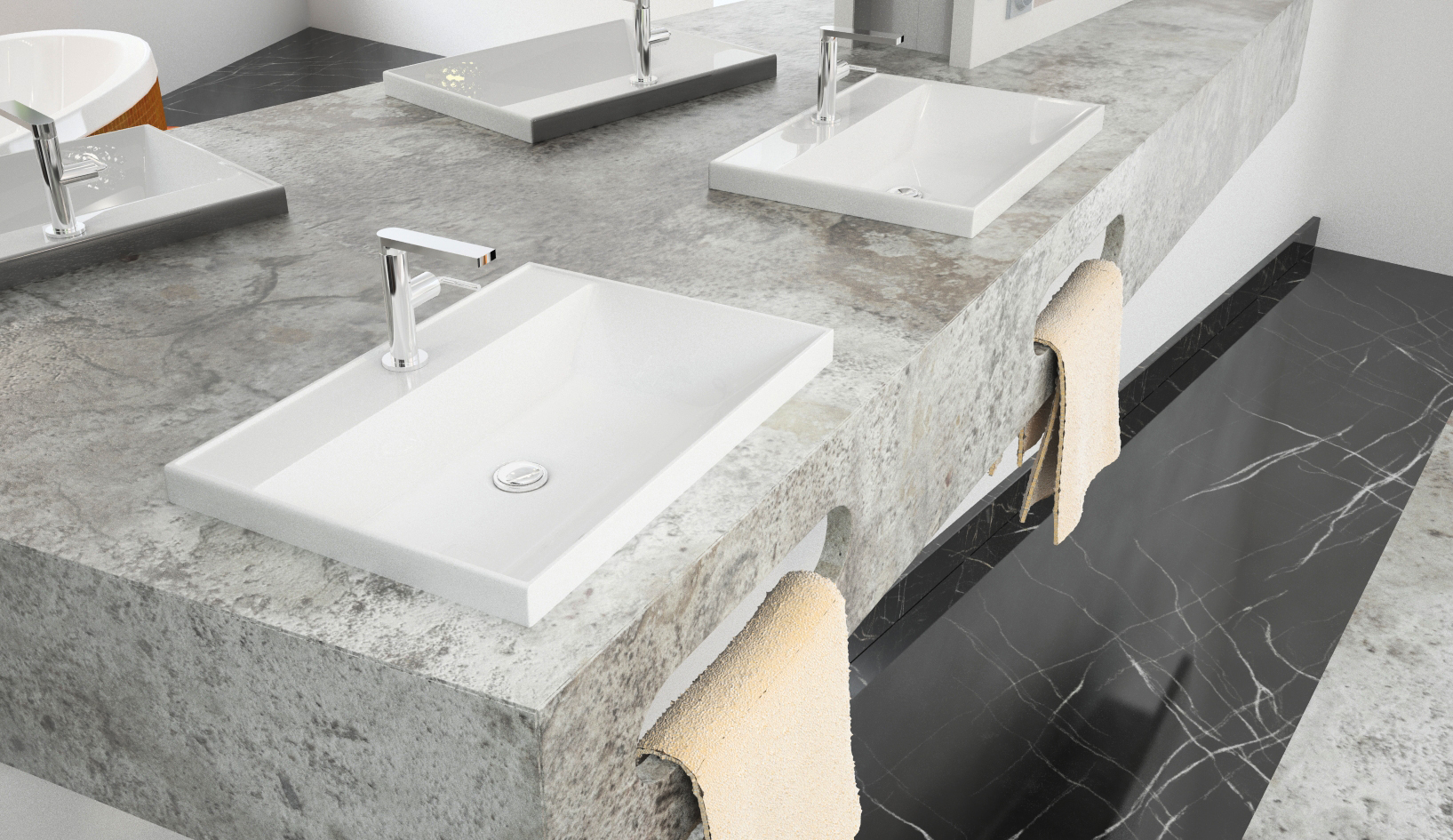 Мебельная раковина Vod-Ok Classic 60 4049 - 3