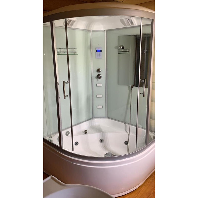 Душевой бокс Frank 130х130 с гидромассажем и баней F-651 - 2