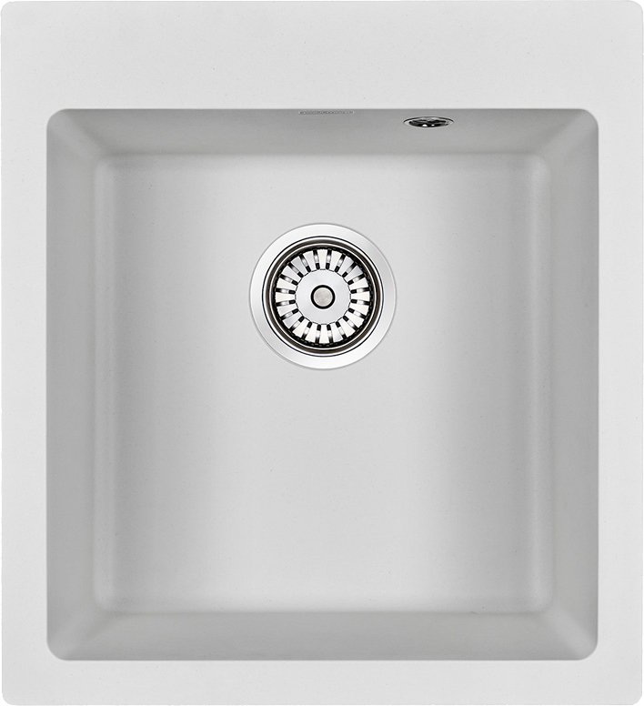 Мойка кухонная Paulmark Zemar PM104651-WH белая - 0
