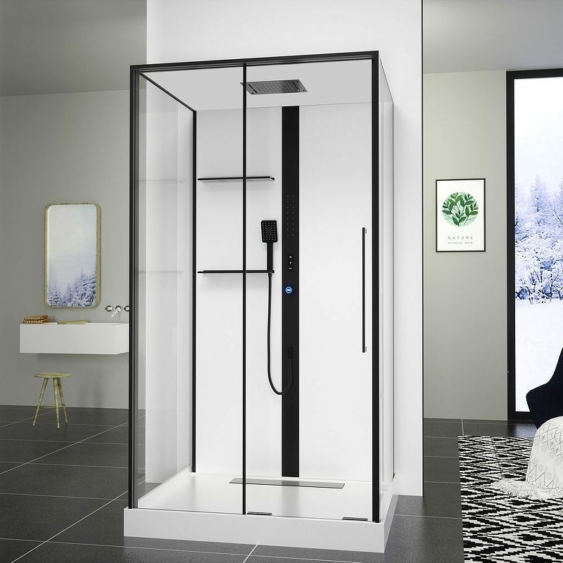 Душевая кабина Black&White Galaxy 115х90 черная 8038000 - 1