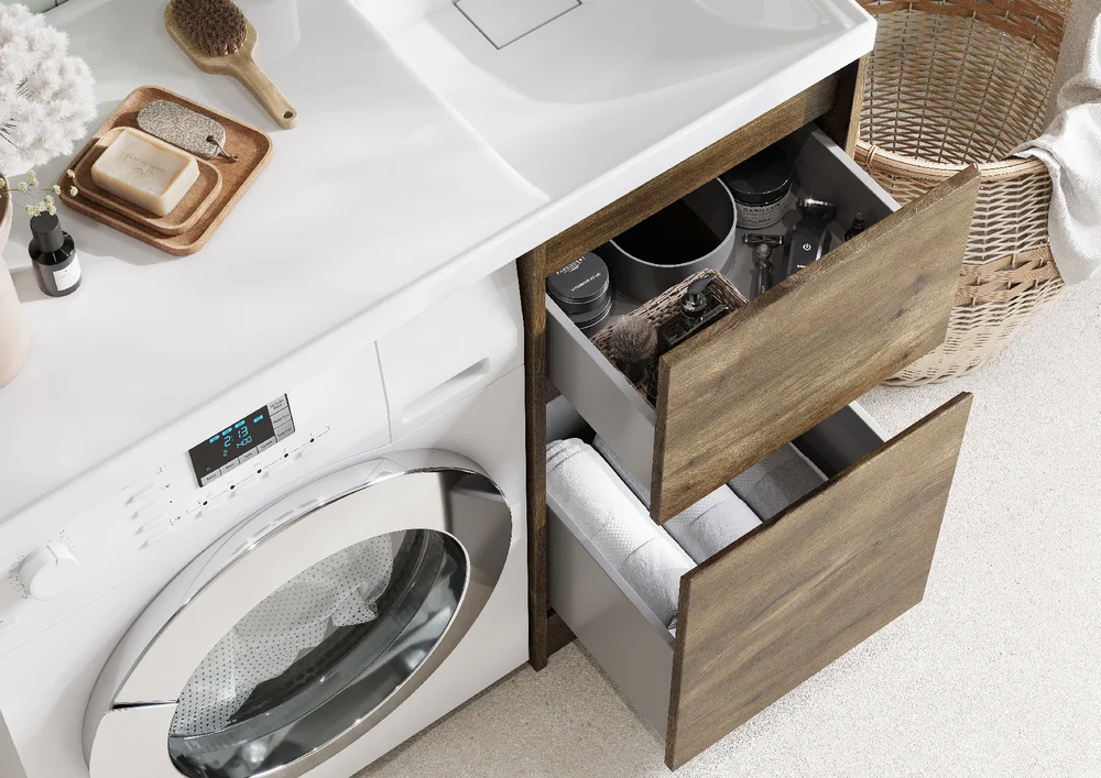 Комплект мебели Aquaton Лондри 40 светлое дерево - 2