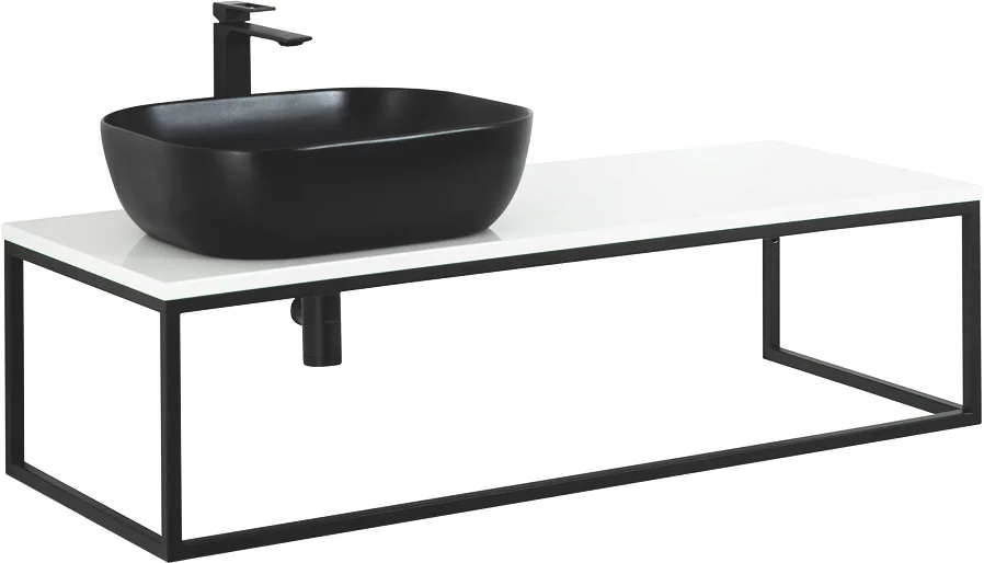 Столешница под раковину BelBagno 120 L белый  EK-120-AS-BL-L - 3