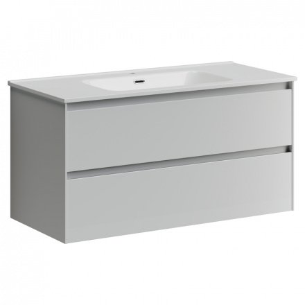 Тумба под раковину Sancos Cento 100 белый, глянцевый  CN100W - 0