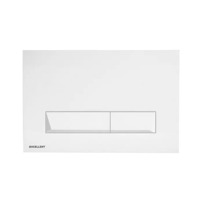 Кнопка смыва Excellent Aurro белая INEX.PL230.150.WH - 0