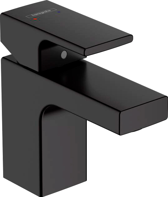 Смеситель Hansgrohe Vernis Shape 71560670 для раковины, черный - 0