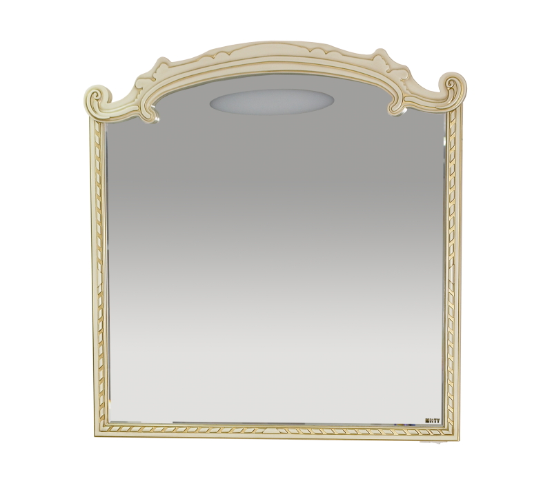 Зеркало Misty Элис 120 бежевое с золотом Л-Эли02120-033 - 0
