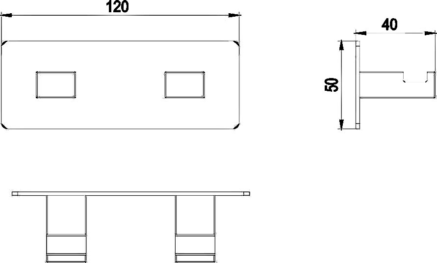 Крючок Timo  (10014/00 chrome) - 1