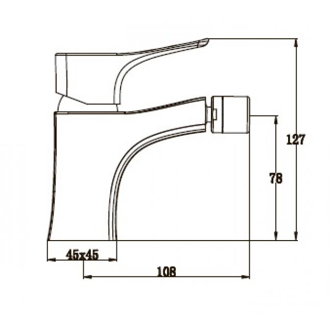Смеситель Kaiser Clever 76088 для биде - 1