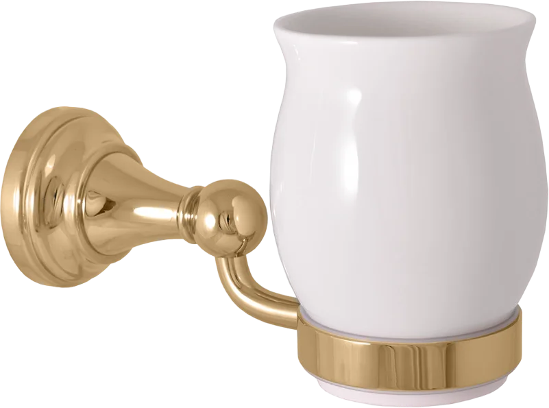 Стакан для зубных щеток Rav Slezak Morava золото MKA0201Z - 0