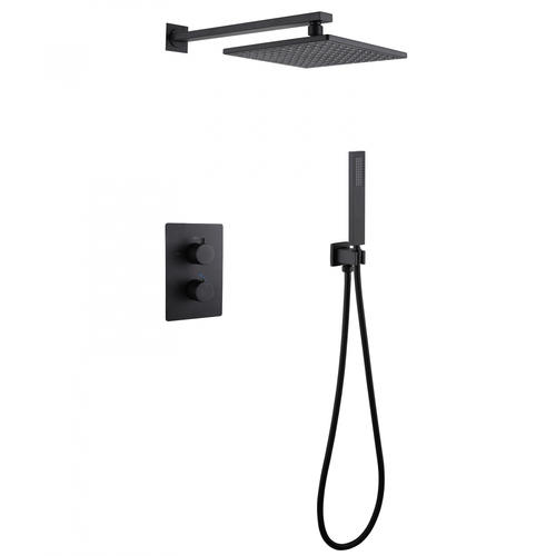 Душевая система Abber Weiss Insel черный, матовый  AF8051B - 0