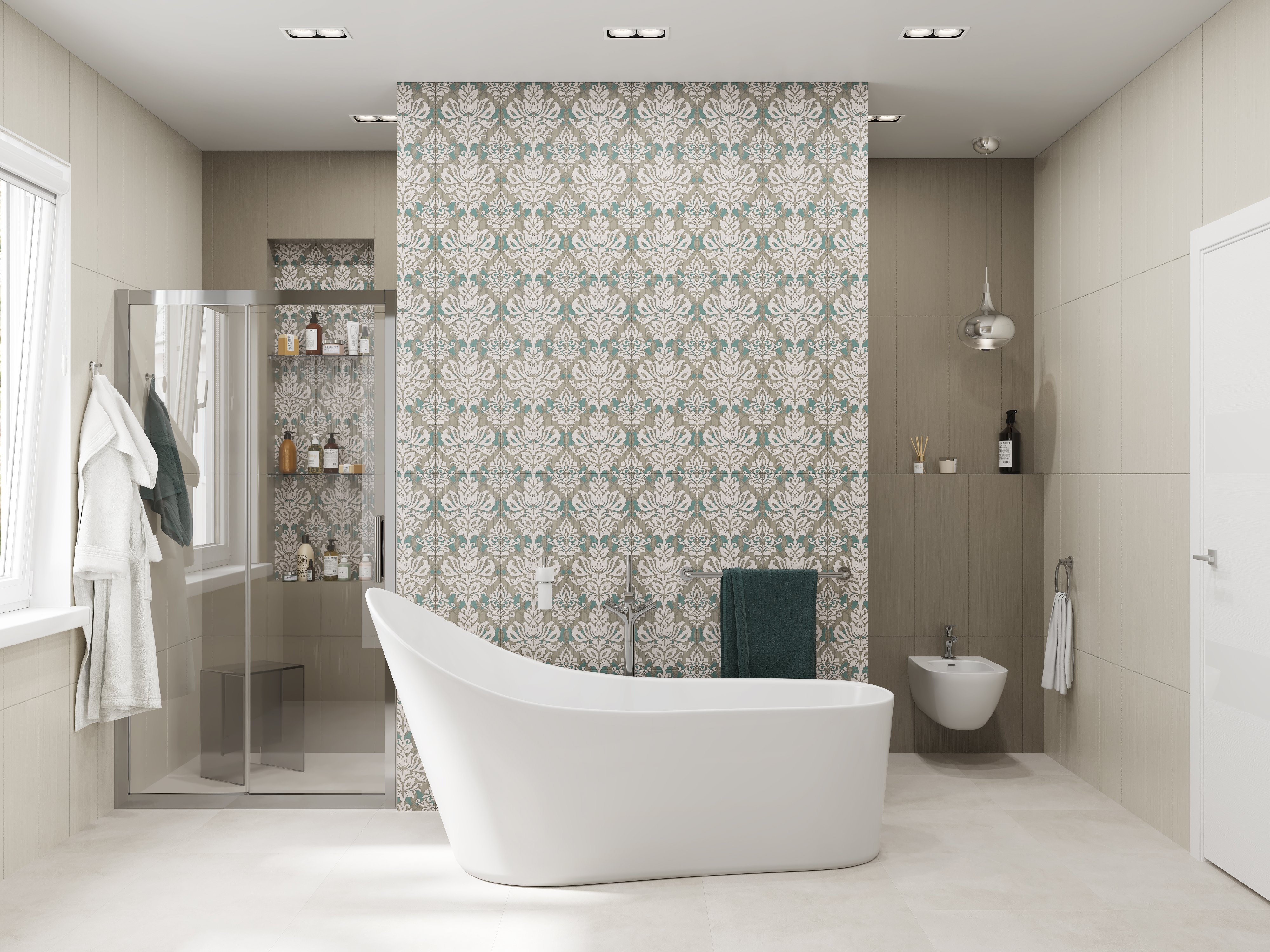 Душевая дверь в нишу STWORKI Стокгольм DE019D2110200CH 110 см профиль хром глянец 3GW036TTKK000 - 2