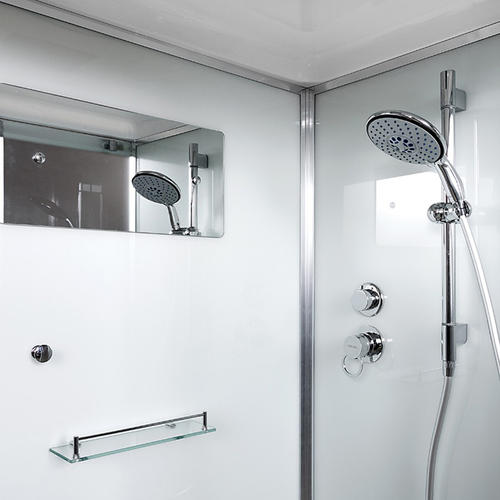 Душевая кабина Deto K 100х100 с электрикой, хром  K401SEL - 2