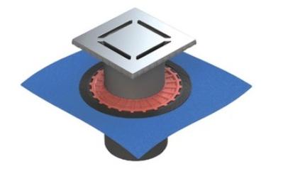 Душевой трап Berges Zentrum Norma 10х10 хром глянцевый 091462 - 0