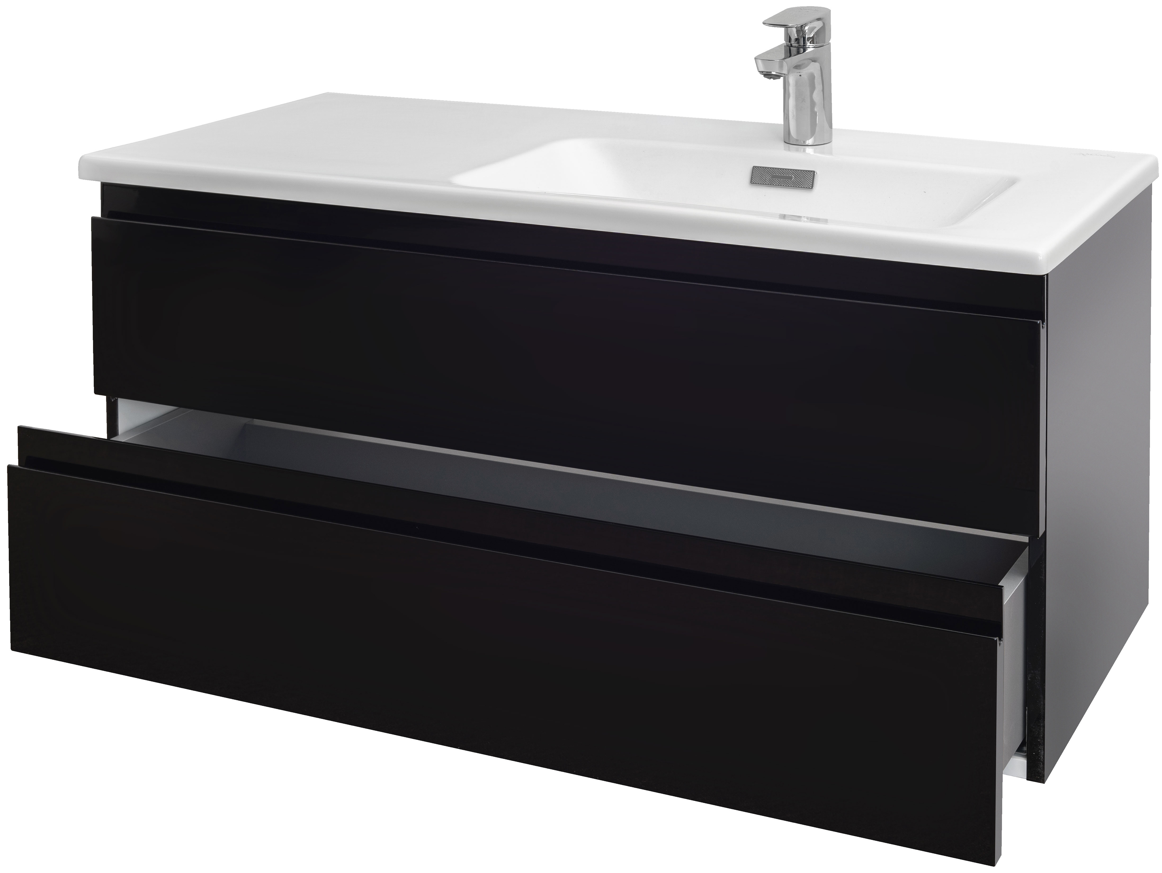 Тумба для комплекта Jacob Delafon Madeleine EB2055-J52 R черный блестящий - 2