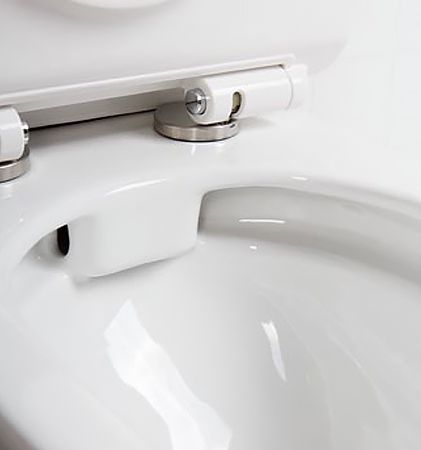 Унитаз-компакт BelBagno Deluca BB343CPR безободковый с бачком BB343T и сиденьем микролифт BB2011SC - 5