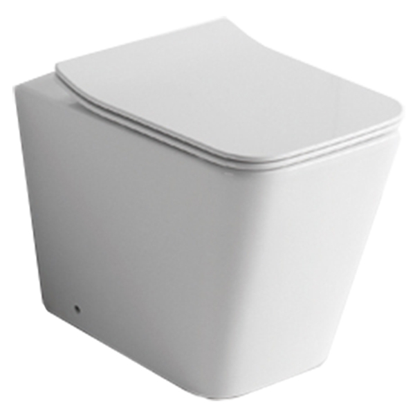 Унитаз приставной Ceramalux белый, смыв AquaBlade  NS-3170 - 0