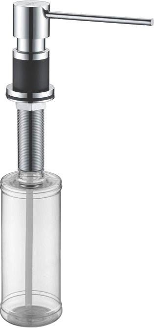 Дозатор для моющего средства Paulmark Kraft темно - серый матовый D003-401 - 0