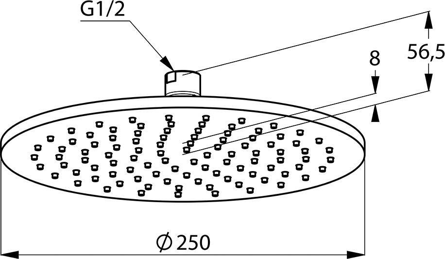 Верхний душ Kludi   6432505-00 - 2