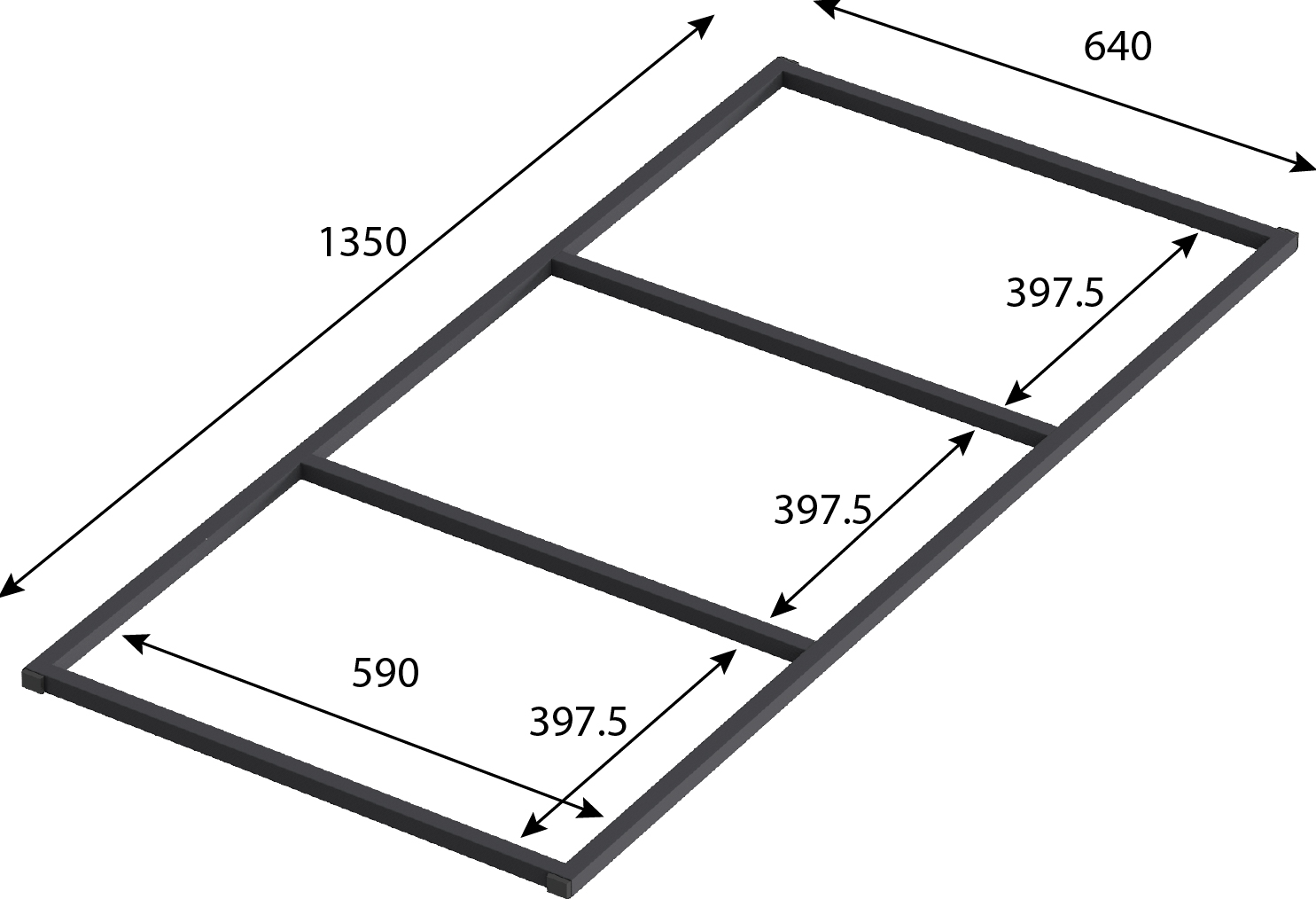 Ножки для душевого поддона Good Door Essentia 140x70 КП00007 - 1