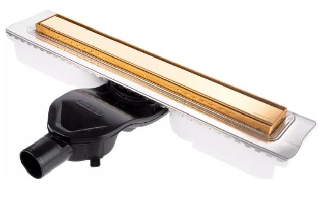 Душевой лоток Berges B1 Keramik 70 золото глянцевое 092118 - 0