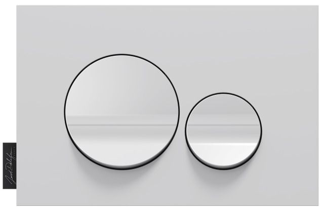 Кнопка смыва Jacob Delafon E20859-00-MWH белая - 0