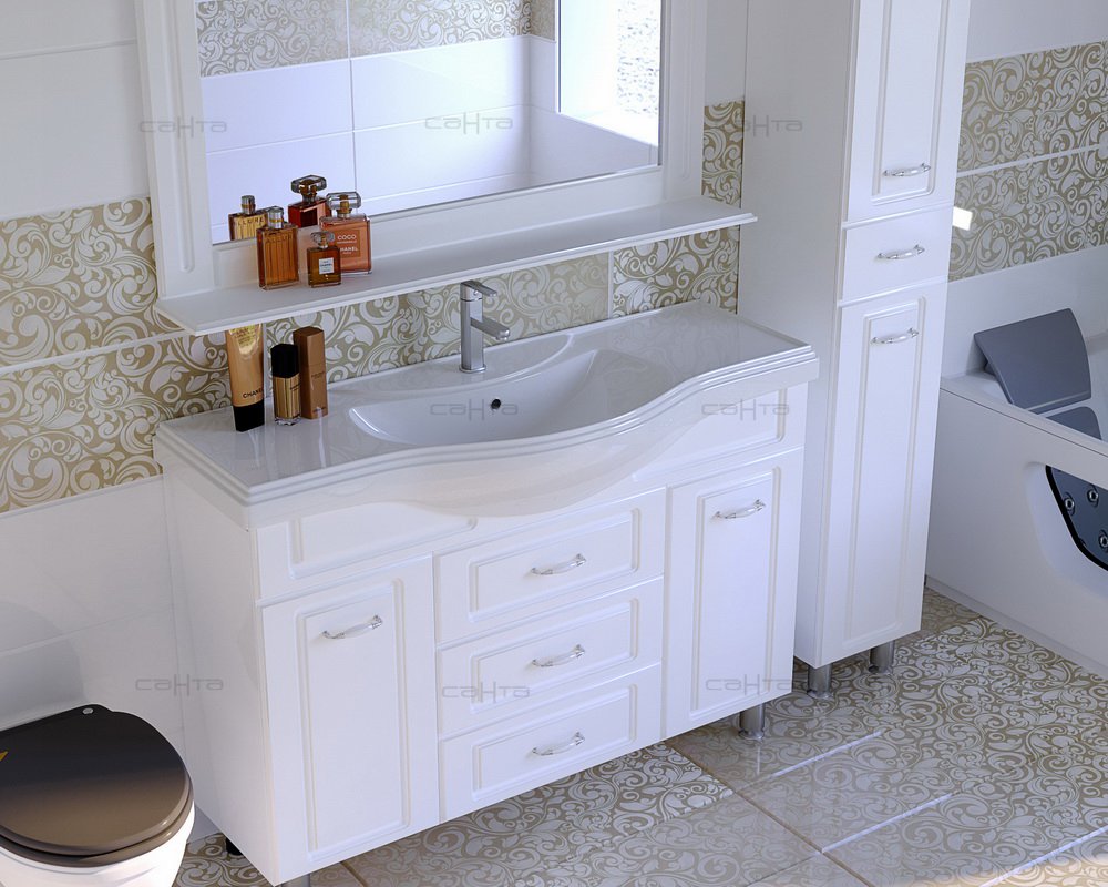 Комплект мебели Санта Монарх 120 белый - 1