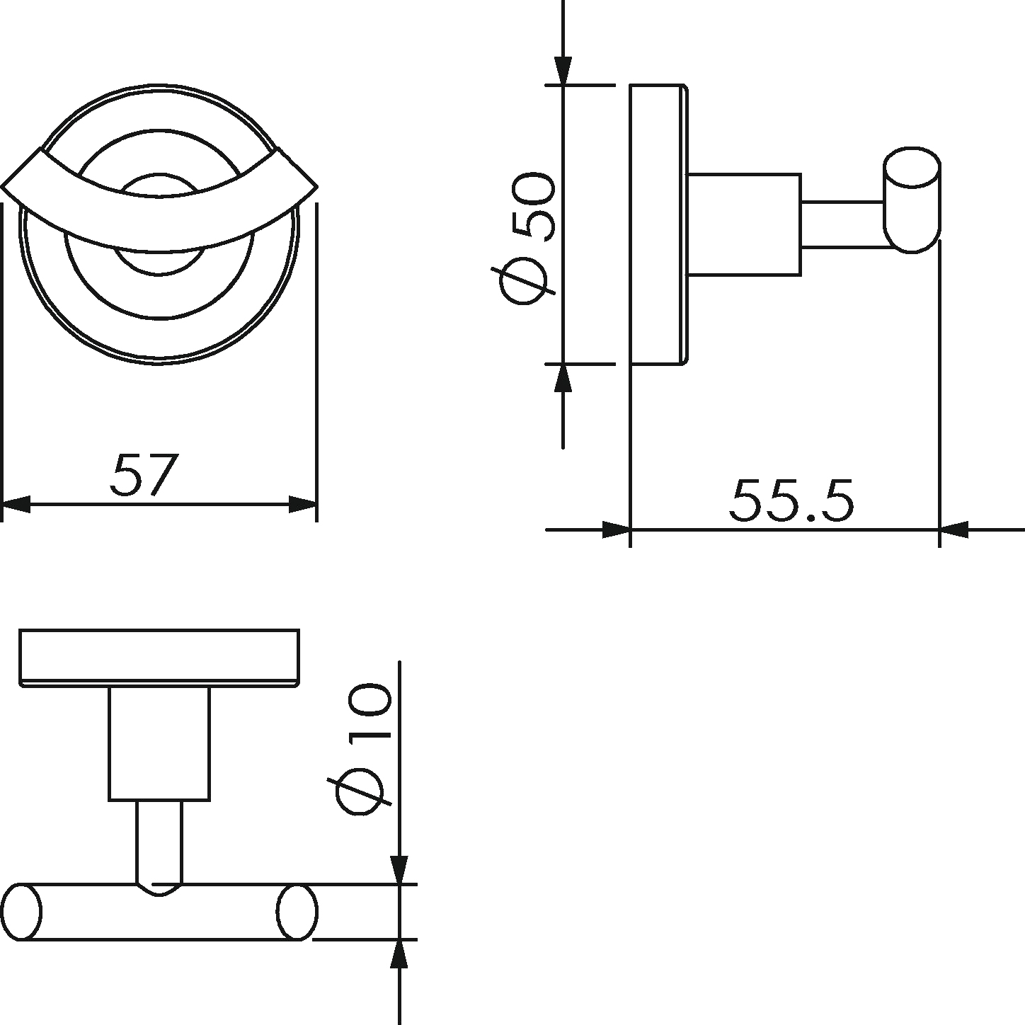 Крючок Langberger Burano 11032B - 1
