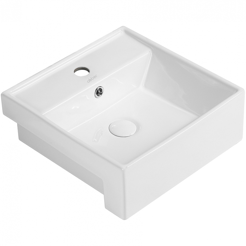 Накладная раковина Abber Rechteck 41 белая AC2208 - 0