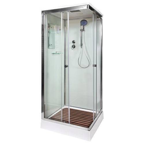 Душевая кабина Deto K 100х100 с электрикой, хром  K401SEL - 0