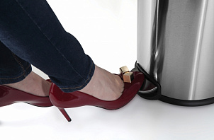 Ведро для мусора Weltwasser WW ERFIE MT 3L матовый хром  10000000889 - 1