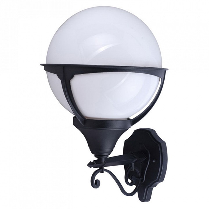 Уличный настенный светильник Arte Lamp Monaco A1491AL-1BK - 0