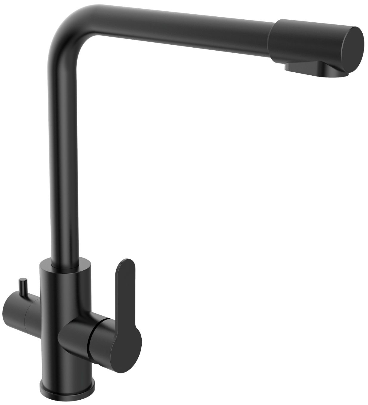 Смеситель Orange Steel для кухонной мойки, черный M99-008b - 0