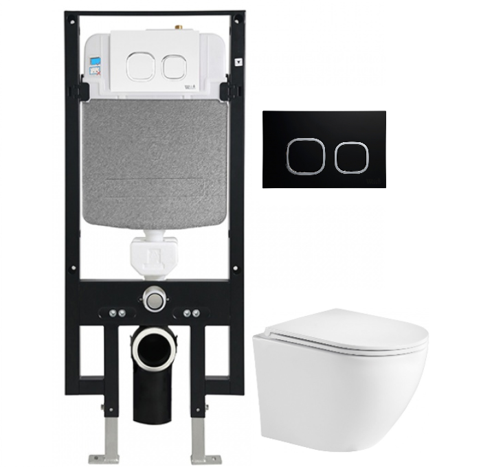 Комплект Weltwasser AMBERG 497 + MERZBACH 004 MT-WT + AMBERG RD-BL  10000006647 - 0