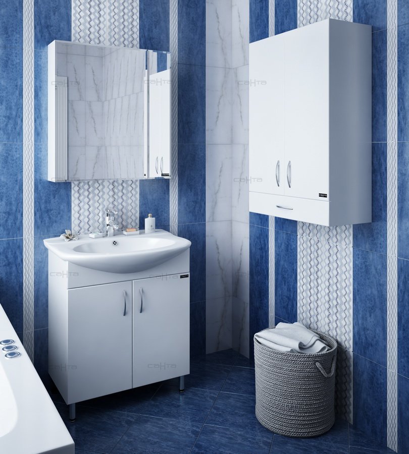 Шкаф СанТа ПШ 60х90 2 двери, 1 ящик 401012 - 2