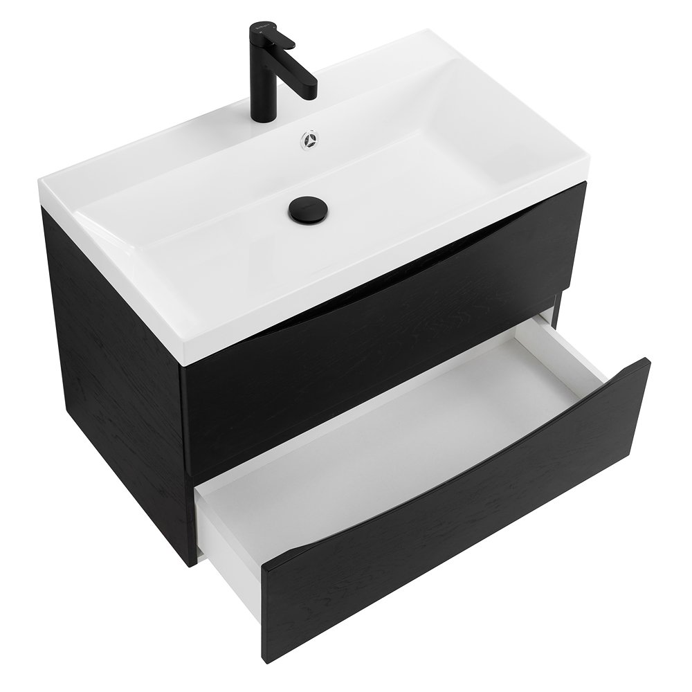 Комплект мебели Belbagno Marino 80 темное дерево - 17