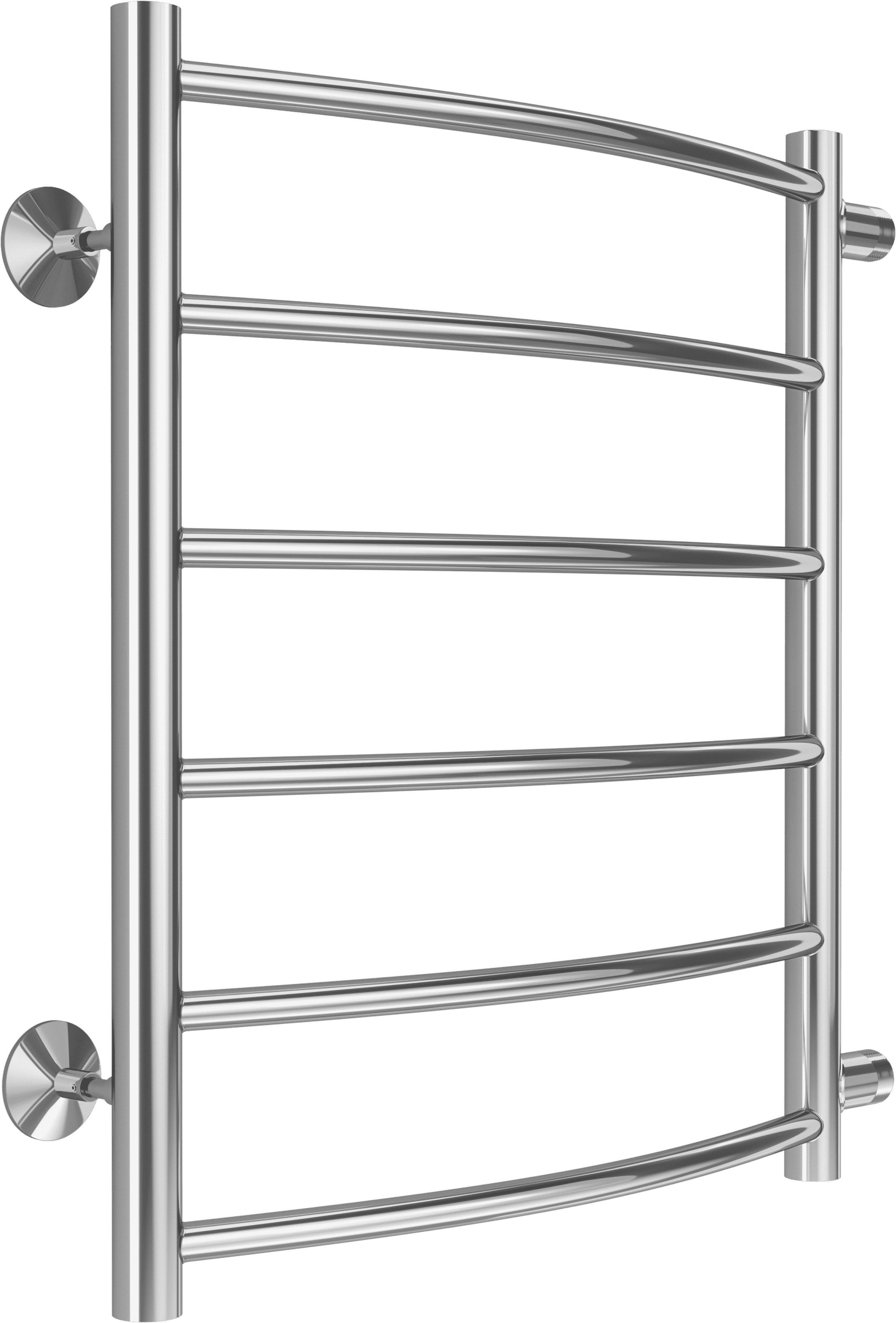 Водяной полотенцесушитель Terminus Классик П6 500x600 Хром боковое подключение 4670078530219 - 1