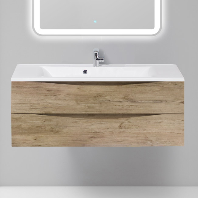 Тумба с раковиной BelBagno Marino 120 rovere nature - 0