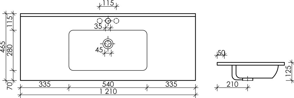 Раковина Ceramica Nova Element CN7006 - 1