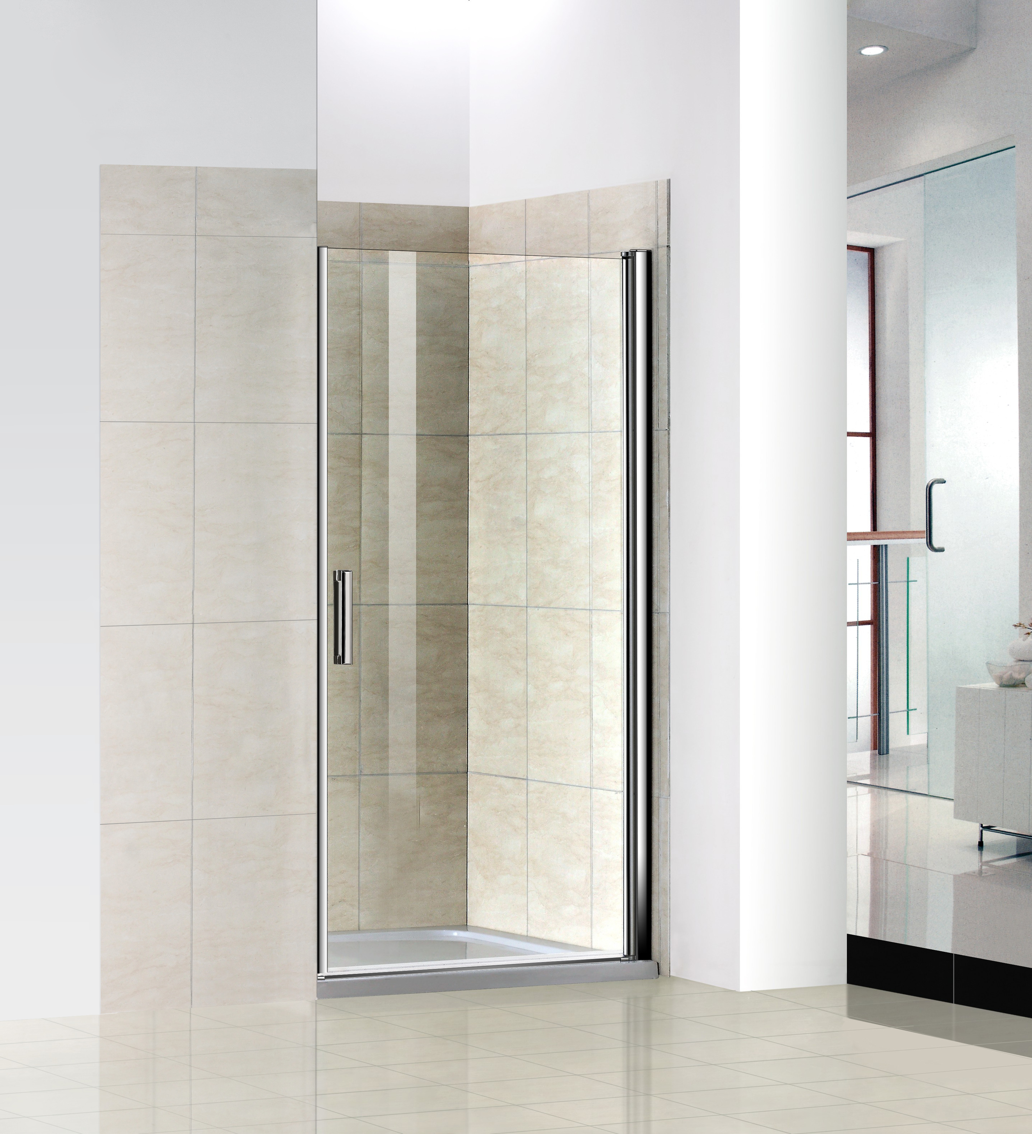 Душевая дверь в нишу Good Door Pandora  DR90-C-CH ПД00070 - 1