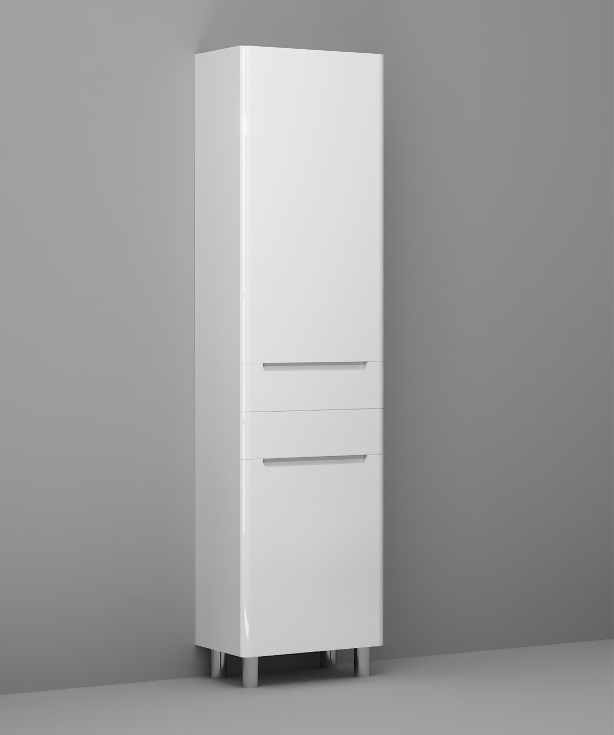 Шкаф-пенал STWORKI Монтре 190 белый Мон.04.190/N/W - 5