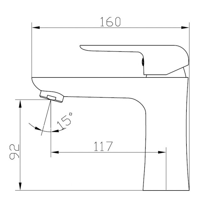 Смеситель Kaiser Glory 69211 для раковины, белый - 1