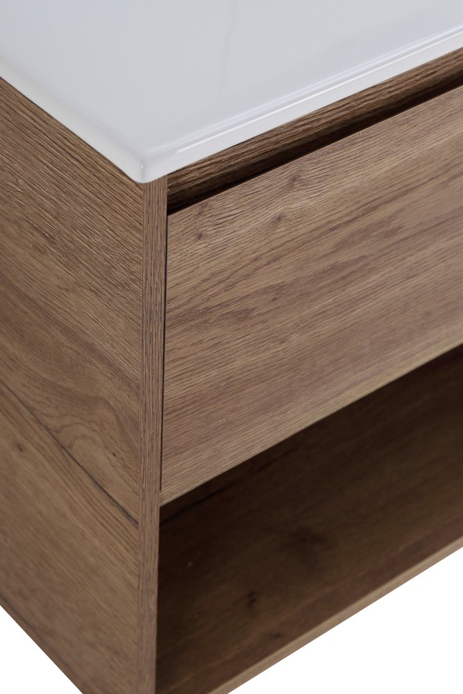 Тумба с раковиной BelBagno Kraft 100 темное дерево - 4