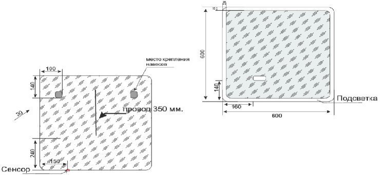 Мебель для ванной Style Line Атлантика 60 Люкс Plus, подвесная, ясень перламутр - 10