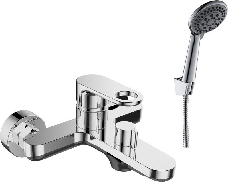 Смеситель одноручный (35мм)  для ванны с коротким изливом, хром RS33-31 - 0