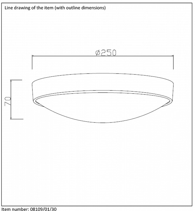 Настенный светильник Lucide Lex 08109/01/30 - 2