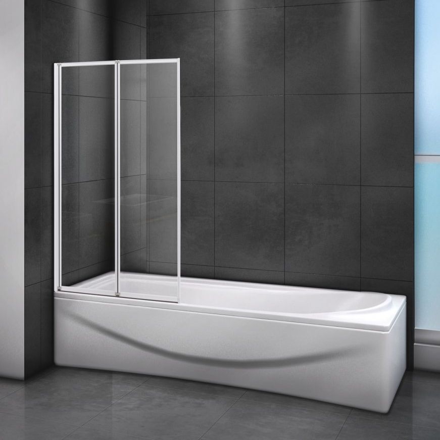 Шторка на ванну Cezares Relax V-2-80/140-C-Bi стекло прозрачное RELAX-V-2-80/140-C-Bi - 0