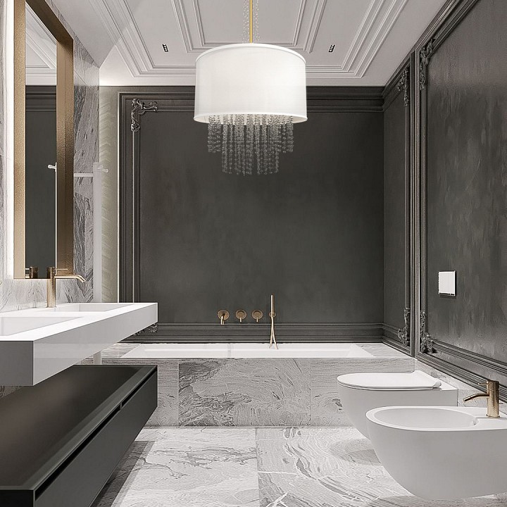 Люстра на штанге Milosh Tendence 865 0865CL-3GD - 1