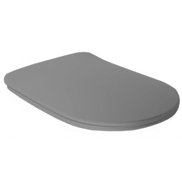 Сиденье для унитаза Kerasan Tribeca с системой микролифт, серый матовый  519189 - 0
