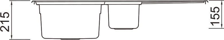 Металлическая мойка Seaman SMR-9750B  SMR-9750B.B - 2